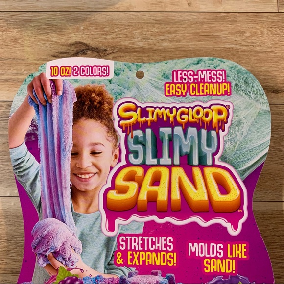 New! Slimygloop Slimy Sand Grape Berry Scented Slime Molding Sand Gloop Goop - Picture 6 of 6